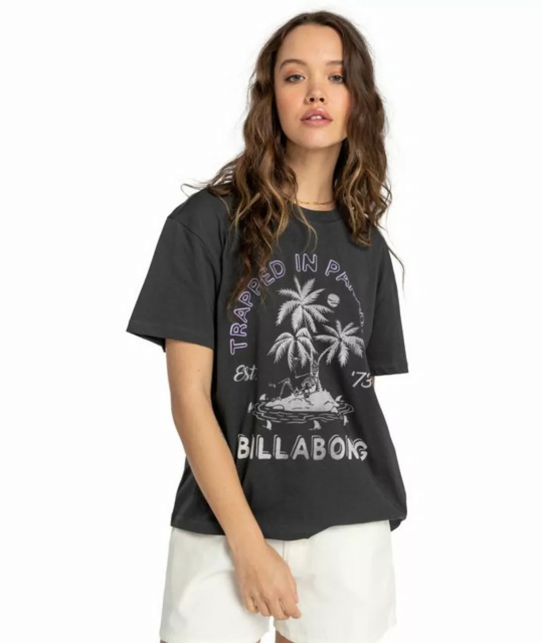 Billabong Kurzarmshirt Billabong W Trapped In Paradise Damen günstig online kaufen