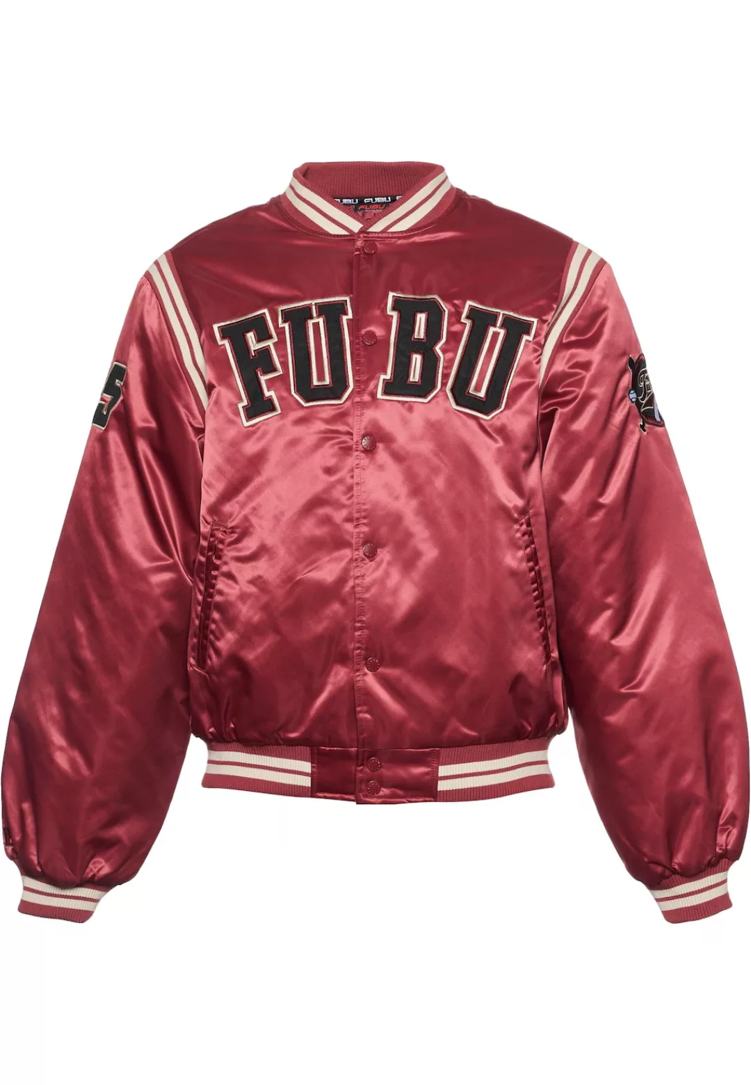 Fubu Collegejacke "Fubu Herren FM233-001-2 FUBU College Satin Varsity Jacke günstig online kaufen