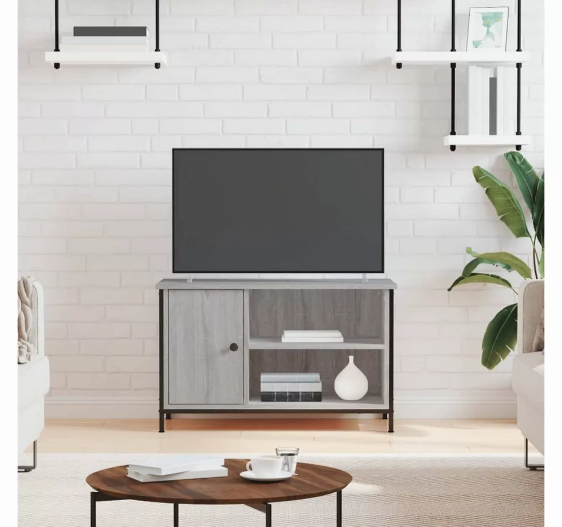 furnicato TV-Schrank Grau Sonoma 80x40x50 cm Holzwerkstoff günstig online kaufen