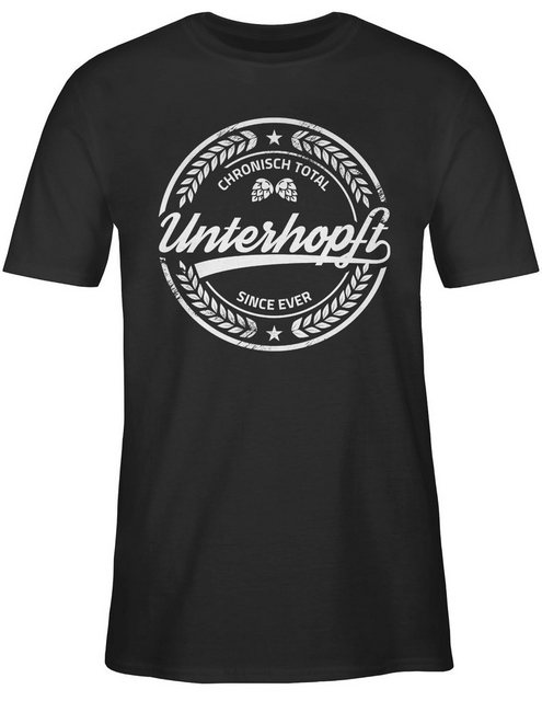 Shirtracer T-Shirt Chronisch Unterhopft Bierliebhaber Geschenk Bier Mode fü günstig online kaufen