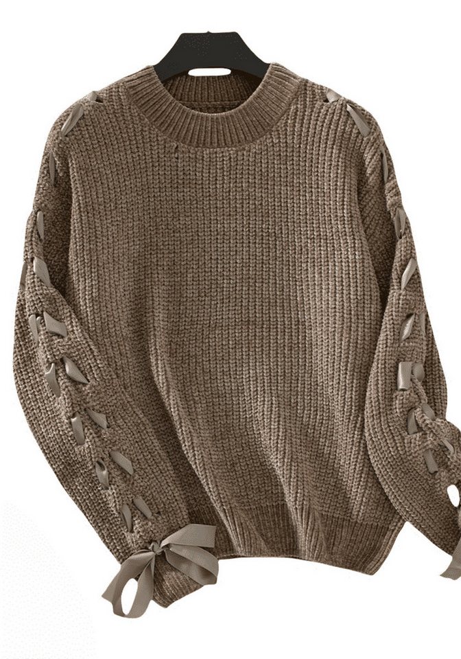 Nebelmeer Strickpullover Pullover Herbst Winter Pullover Lockerer Lässiger günstig online kaufen