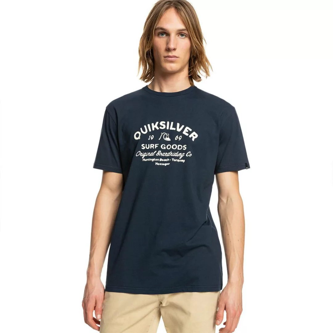 Quiksilver Close Caption Kurzärmeliges T-shirt XS Navy Blazer günstig online kaufen