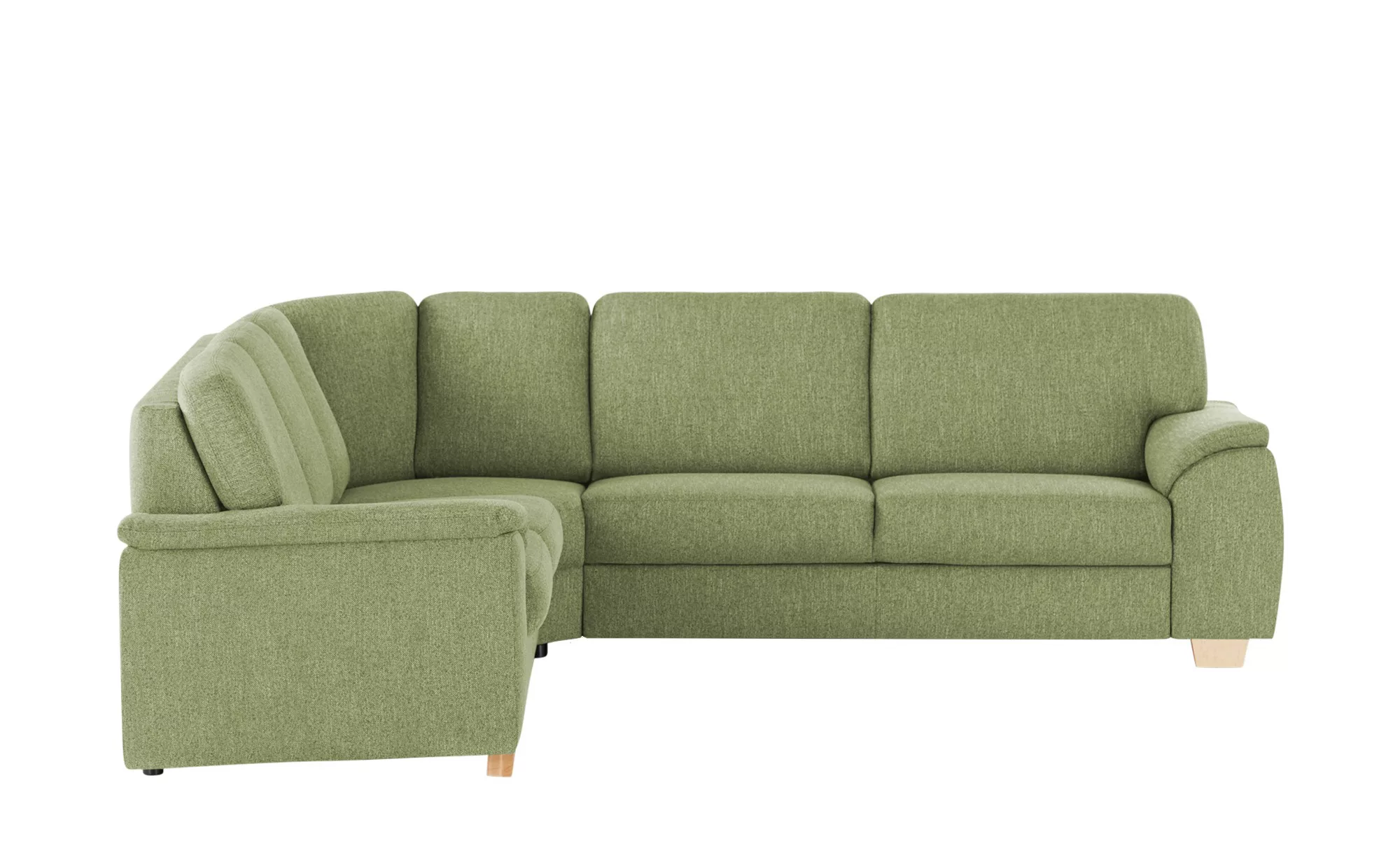 smart Ecksofa  Valencia ¦ grün ¦ Maße (cm): B: 250 H: 90 T: 280.0 Polstermö günstig online kaufen