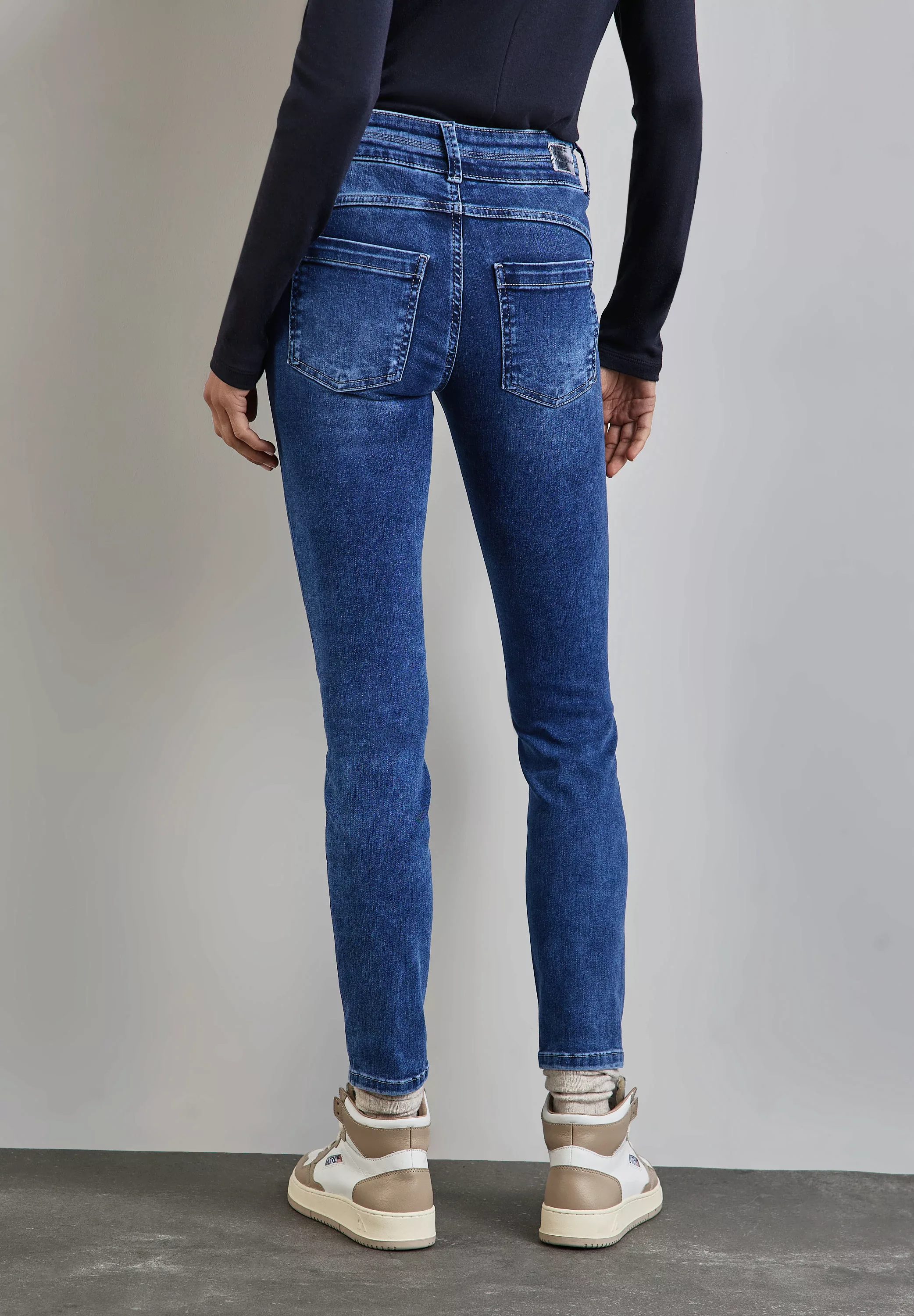 STREET ONE Gerade Jeans, Middle Waist günstig online kaufen