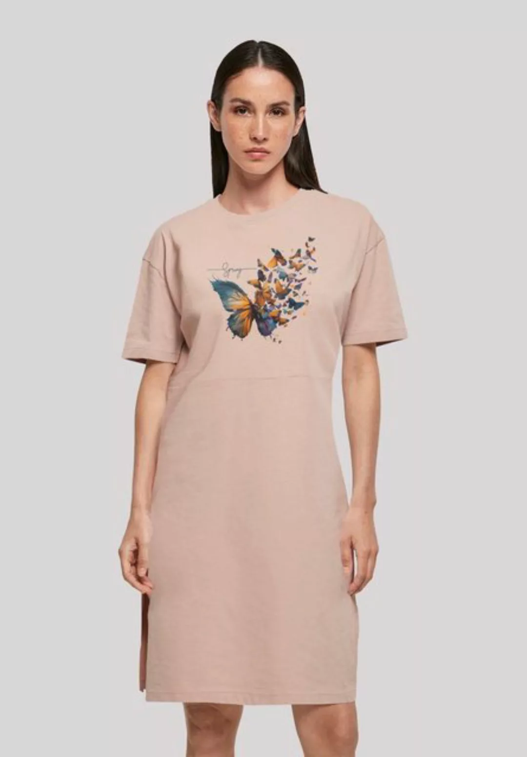 F4NT4STIC Shirtkleid "Schmetterling Frühlings Oversize Kleid", Print günstig online kaufen