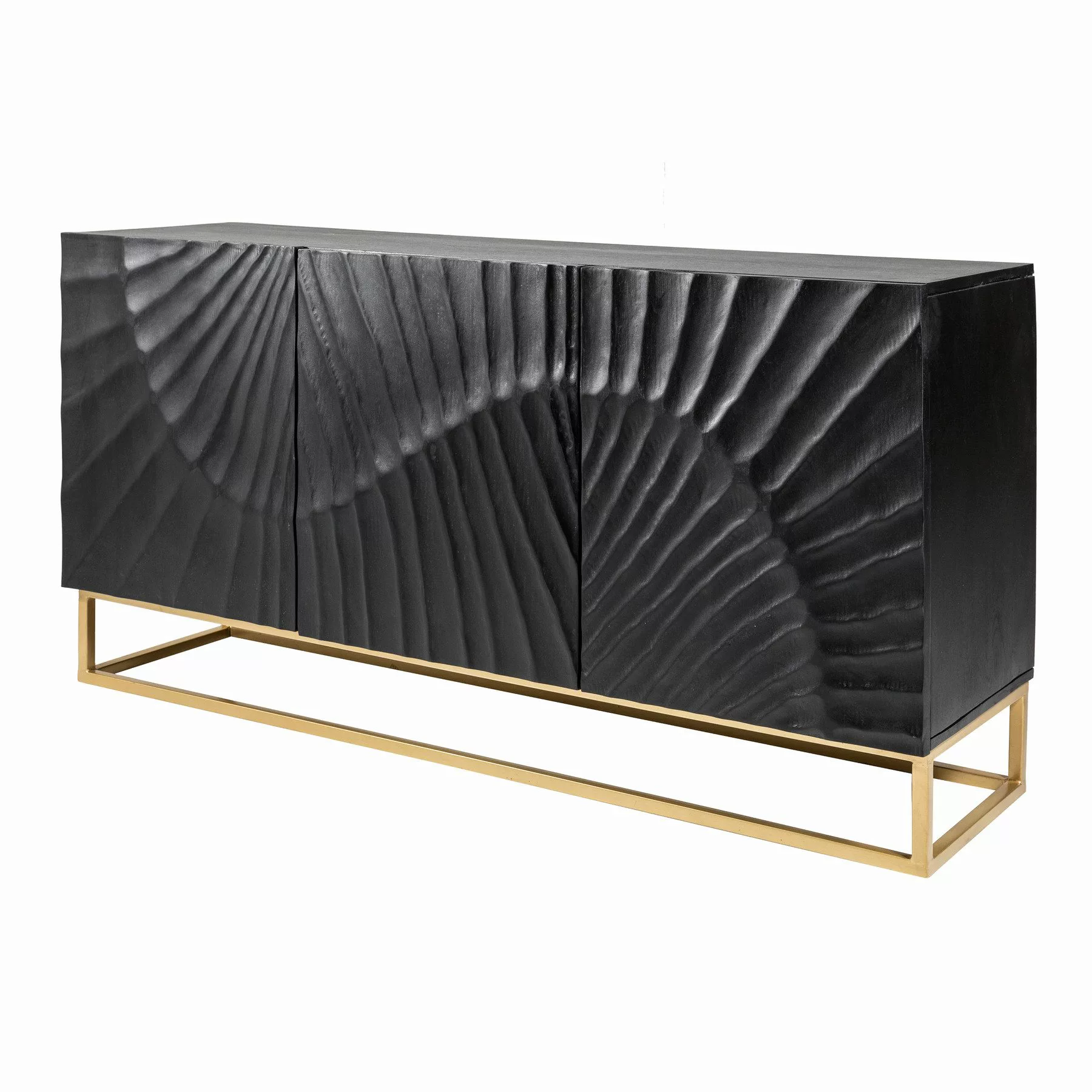 riess-ambiente Sideboard SCORPION 140cm schwarz / günstig online kaufen