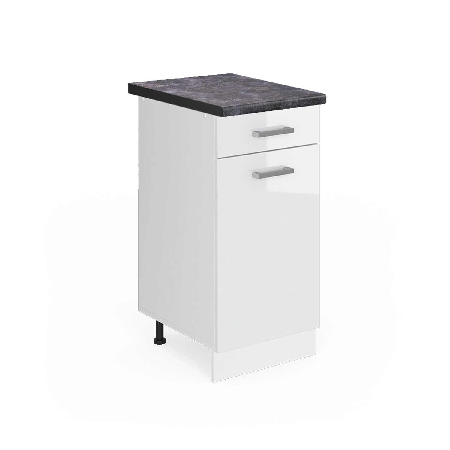 Vicco Unterschrank R-Line, Weiß Hochglanz/Weiß, 40 günstig online kaufen