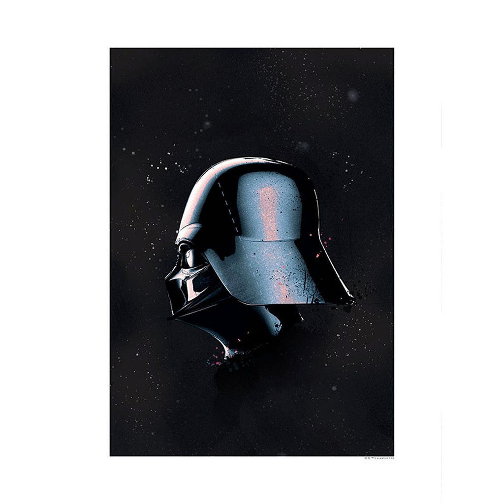 Komar Wandbild Star Wars Classic Helmets Vader Star Wars B/L: ca. 30x40 cm günstig online kaufen
