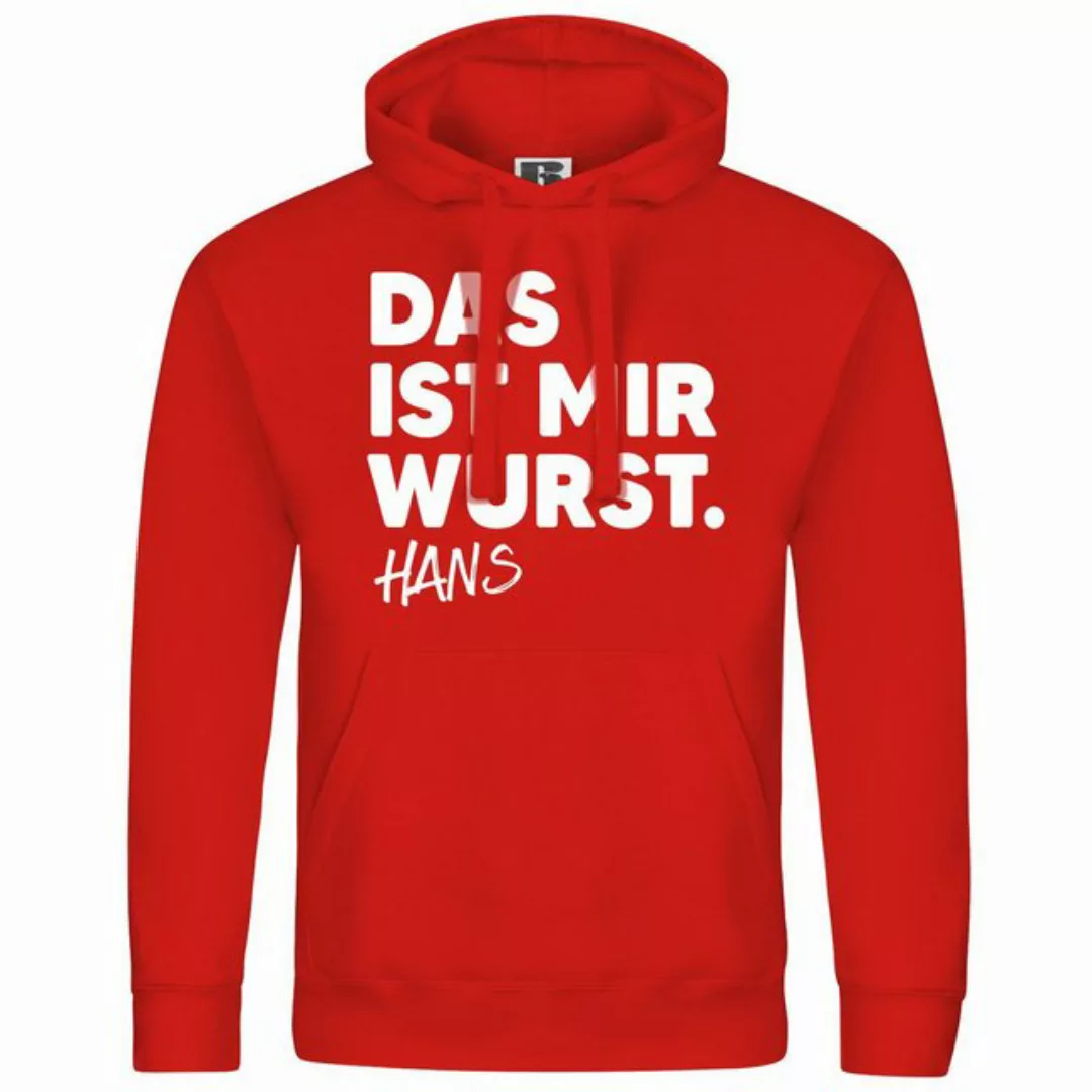 deinshirt Kapuzenpullover Herren Kapuzenpullover Das ist mir Wurst Mit Prin günstig online kaufen