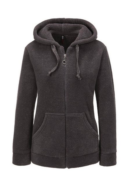 GOLDNER Strickjacke Kurzgröße: Kuschelige Flausch-Freizeitjacke günstig online kaufen