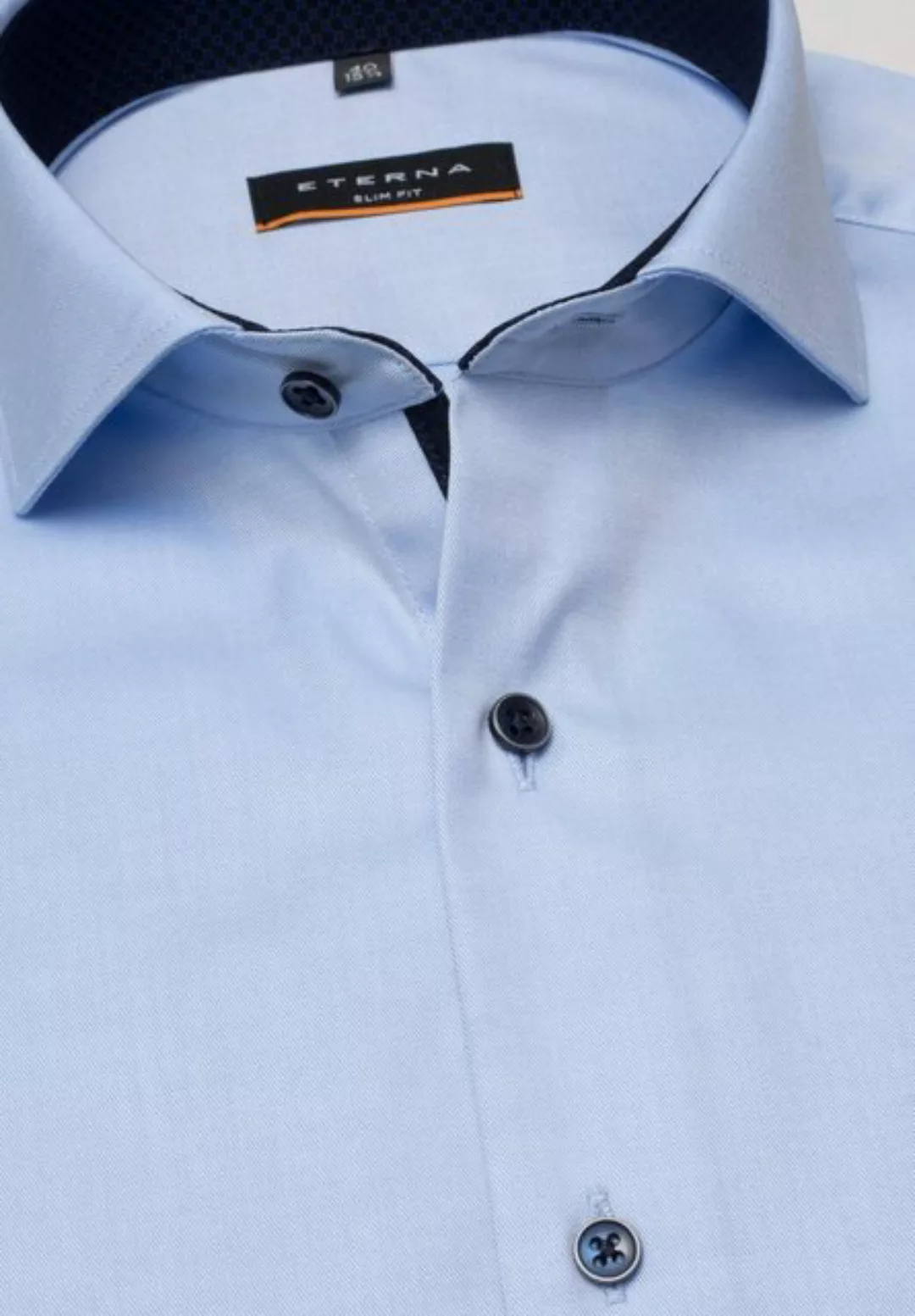 Eterna Businesshemd - Hemd - Cover Shirt Twill - Slim fit - Businesshemd bl günstig online kaufen