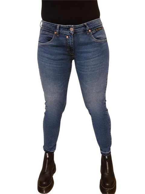 Herrlicher Skinny-fit-Jeans Touch 5320 mit offenem Saum günstig online kaufen