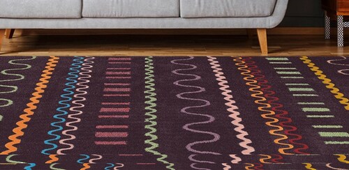 calo-deluxe Teppich »Fanahy 3065«, rechteckig, 17 mm Höhe, Kurzflor, Wohnzi günstig online kaufen