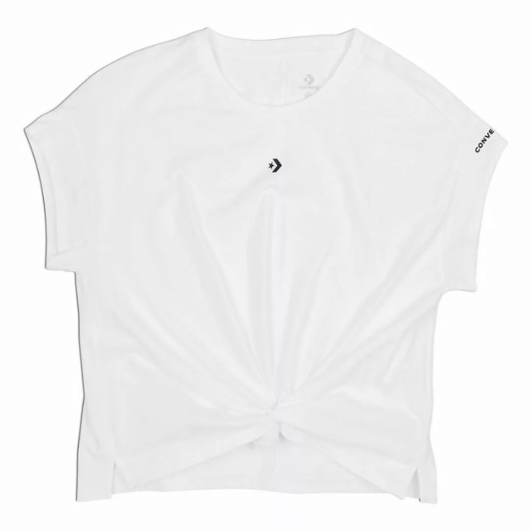Converse T-Shirt WOMEN'S CONVERSE STAR CHEVRON TWIST (1-tlg) Knoten am Saum günstig online kaufen