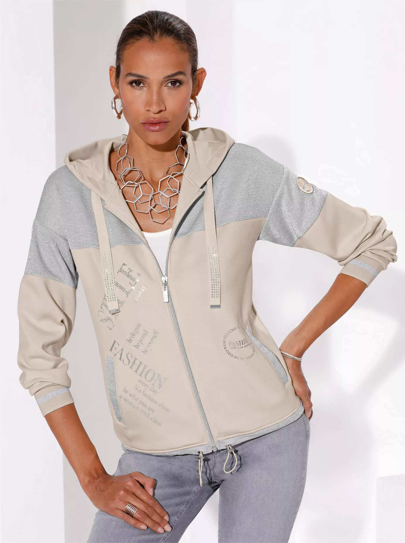 creation L Shirtjacke "Modal-Mix-Shirtjacke", (1 tlg.) günstig online kaufen