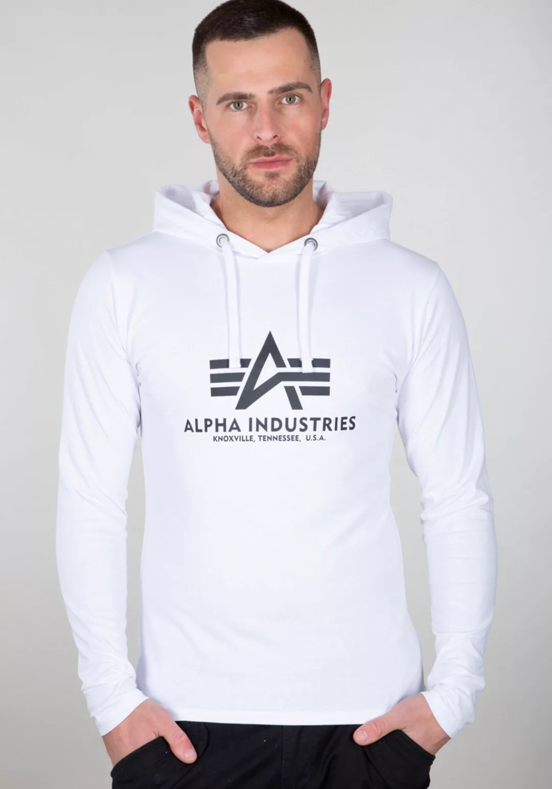 Alpha Industries Longsleeve "Alpha Industries Men - Longsleeves Basic Hoode günstig online kaufen