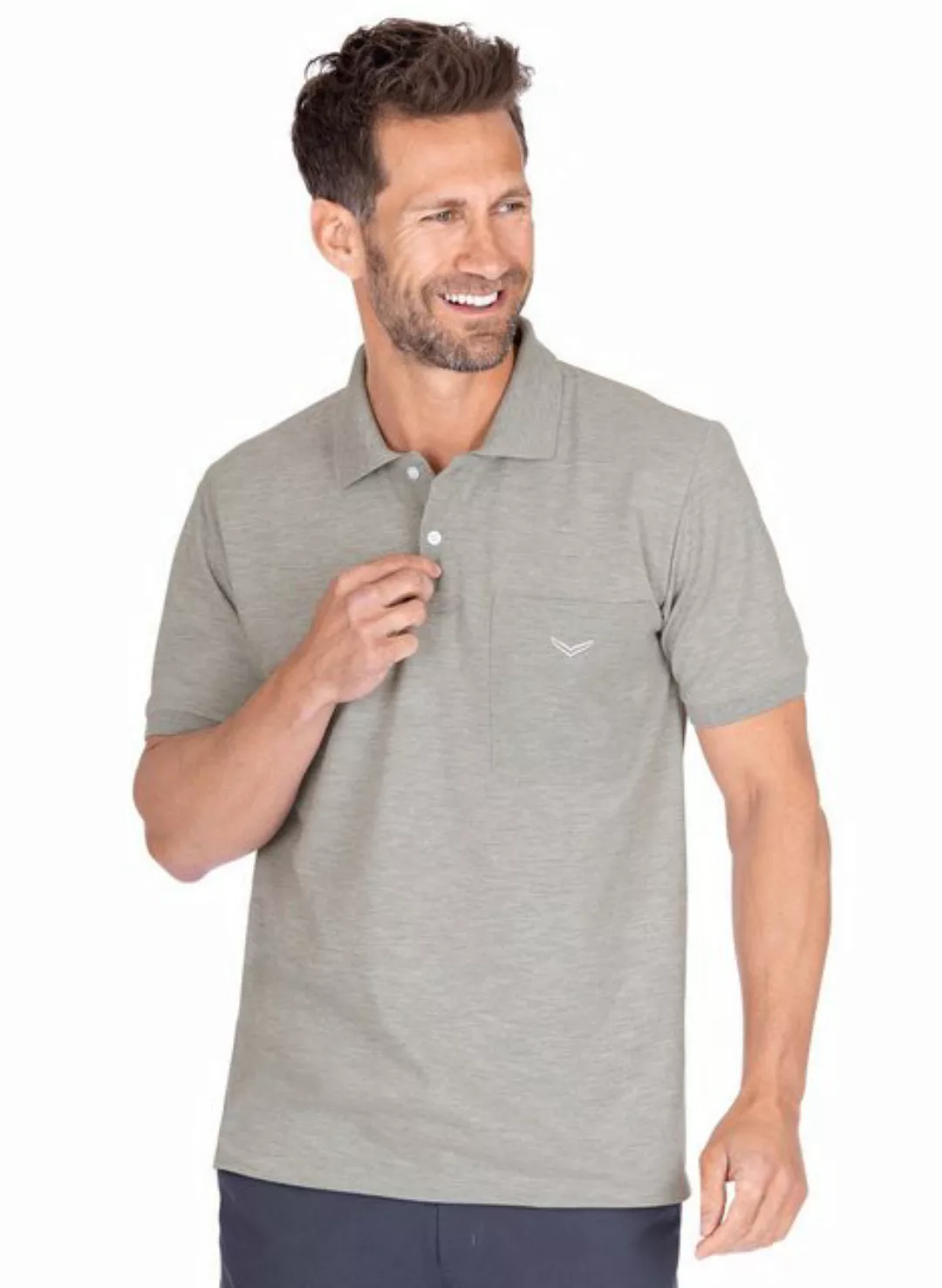 Trigema Poloshirt "TRIGEMA Polohemd mit Brusttasche" günstig online kaufen