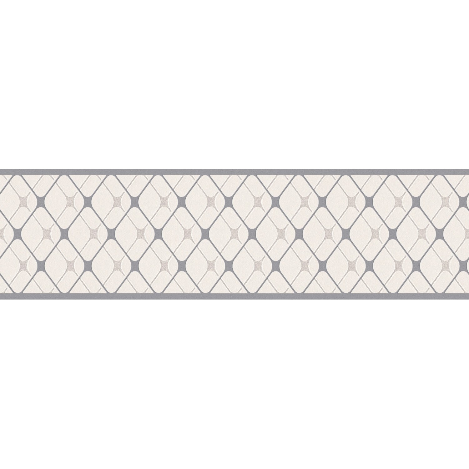 A.S. Création Borte selbstklebend Geometrisch 5 m x 17 cm Weiß-Grau günstig online kaufen