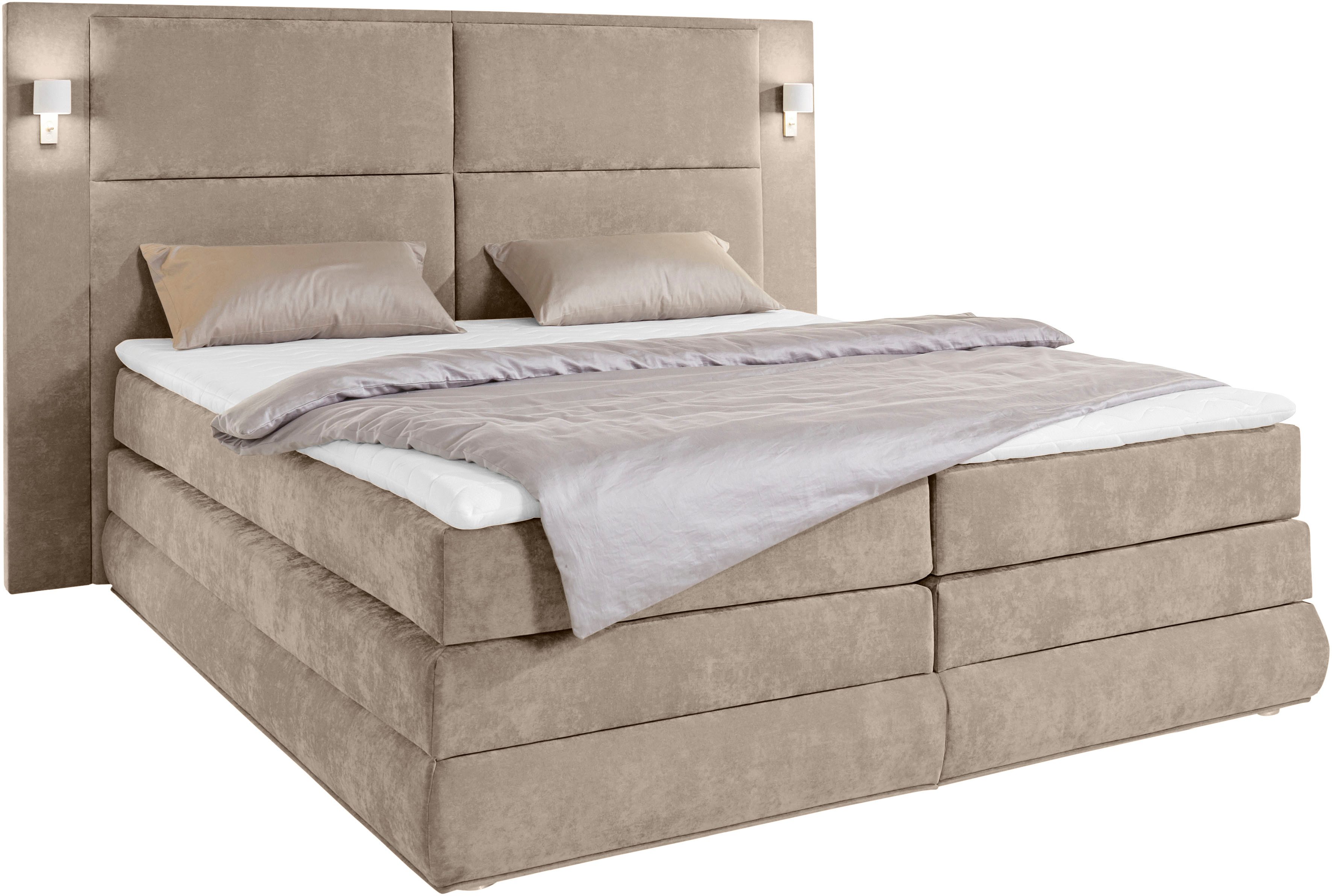 COLLECTION AB Boxspringbett "Copenhagen", inklusive Bettkasten, Topper, wah günstig online kaufen