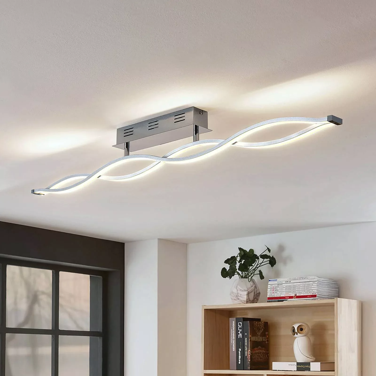 LED-Deckenlampe Roan, wellenförmig günstig online kaufen