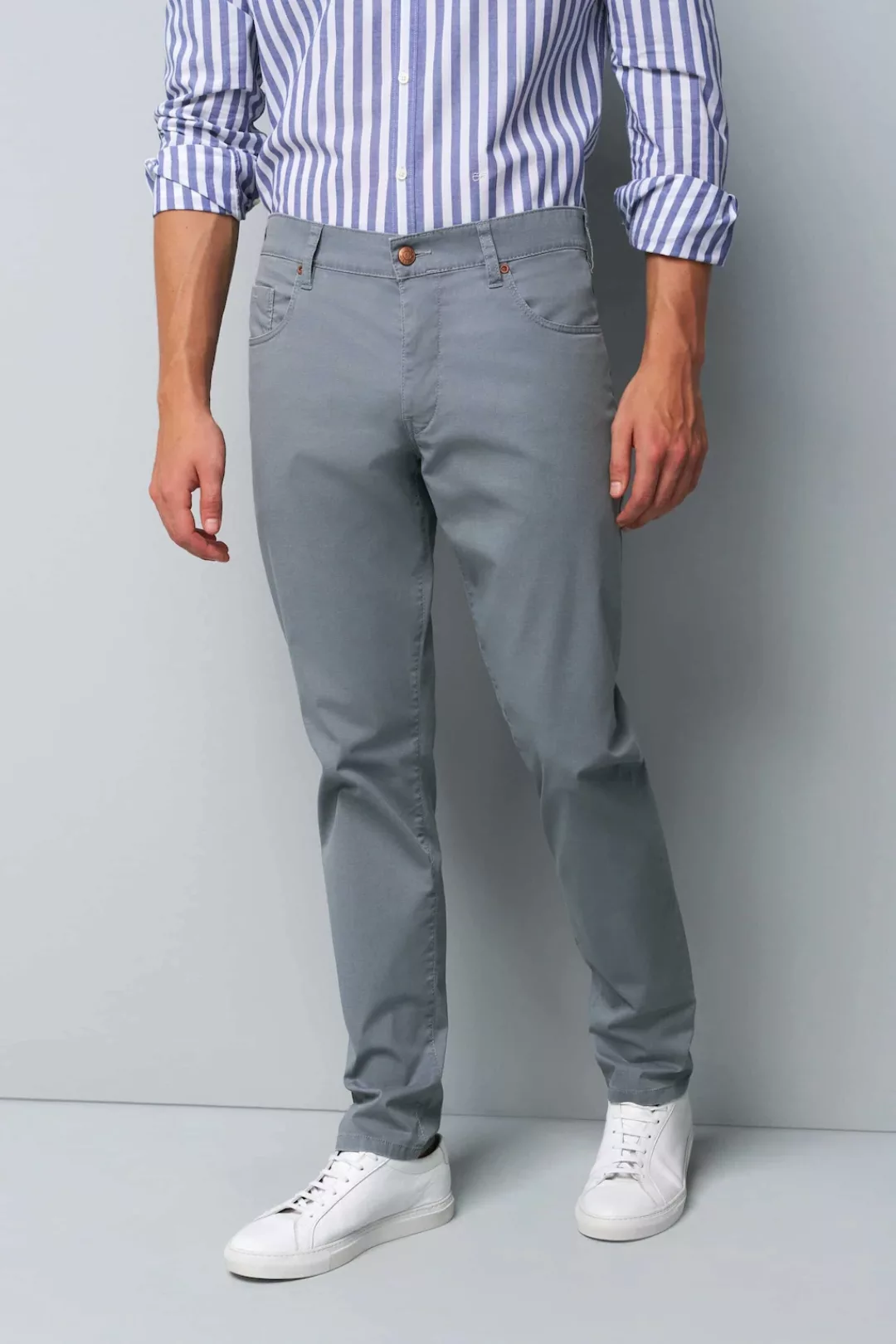 MEYER Chinos "M5 Slim", aus Bio-Baumwolle günstig online kaufen