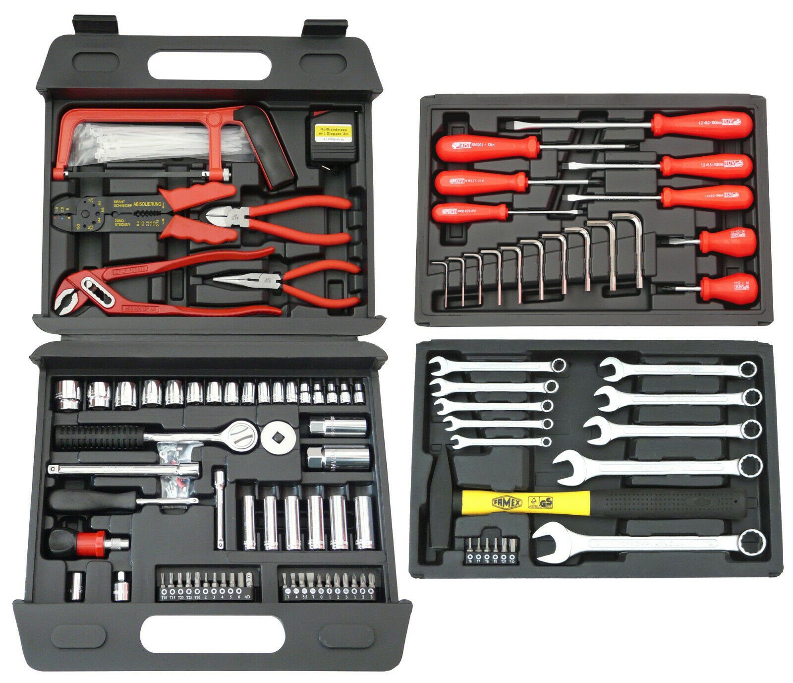 FAMEX Werkzeugset FAMEX 253-70 - Werkzeugkoffer günstig online kaufen