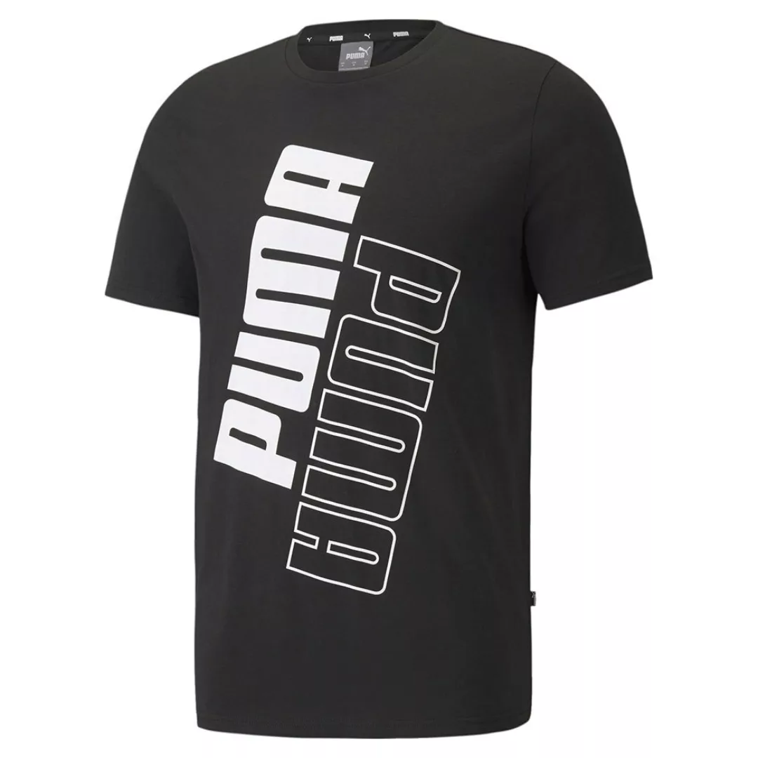 Puma Power Logo Kurzarm T-shirt 2XL Puma Black günstig online kaufen