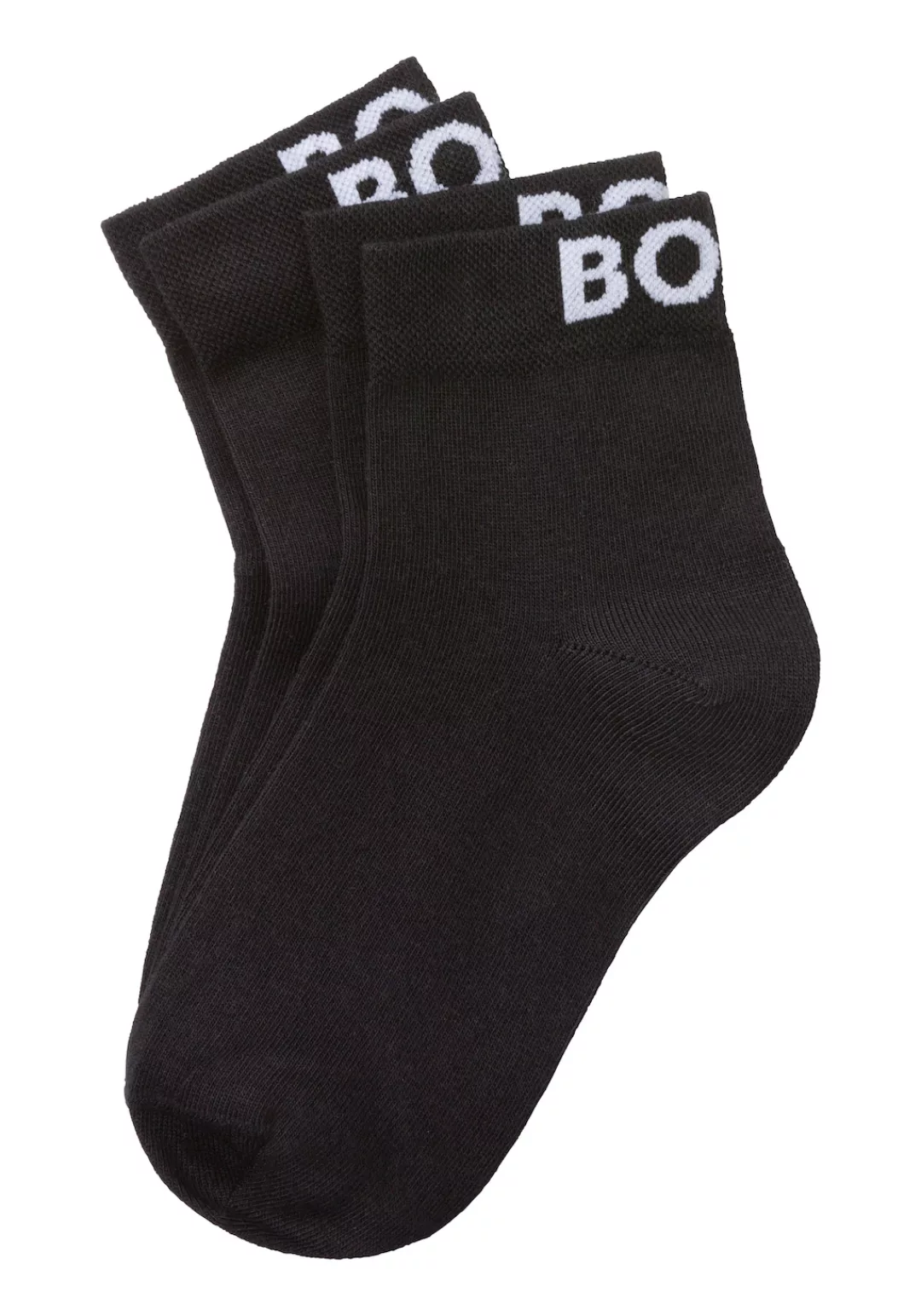 BOSS Freizeitsocken "2P SH Logo CC W", (Packung, 2 Paar, 2er), mit eingestr günstig online kaufen