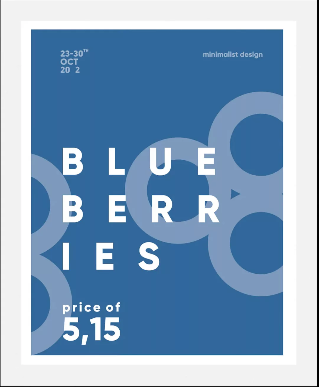 queence Bild »Blueberries«, (1 St.), gerahmt günstig online kaufen