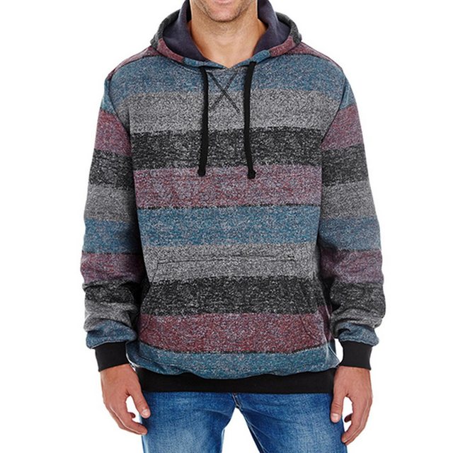 Burnside Sweatshirt Printed Striped Marl Pullover günstig online kaufen