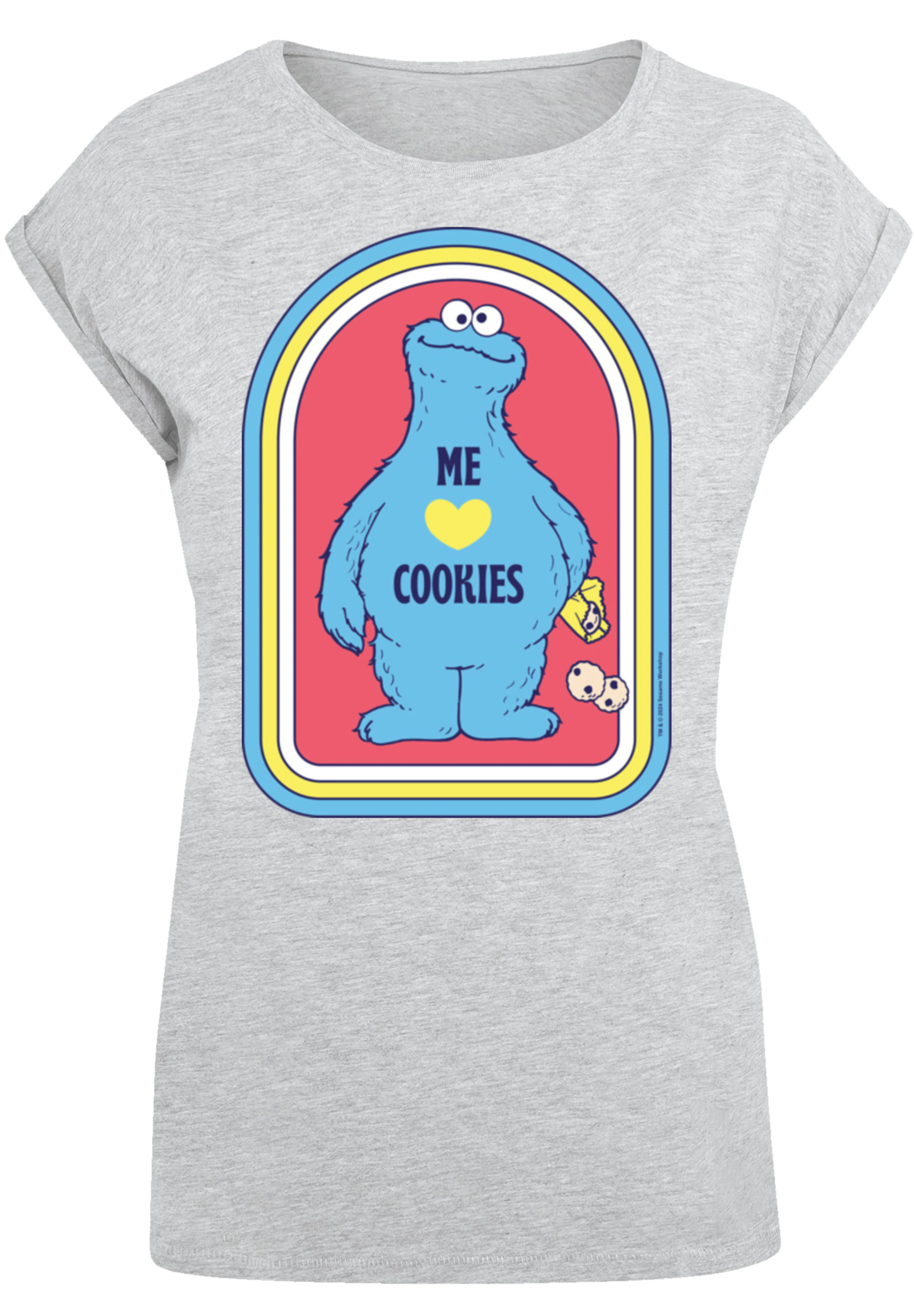 F4NT4STIC T-Shirt "Sesamstraße Cookie Monster Me", Premium Qualität, Weihna günstig online kaufen