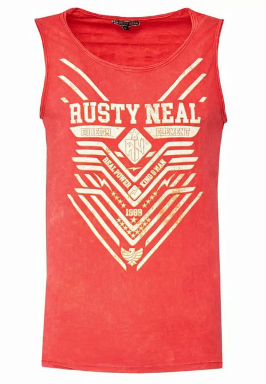 Rusty Neal Tanktop, mit modernem Print günstig online kaufen