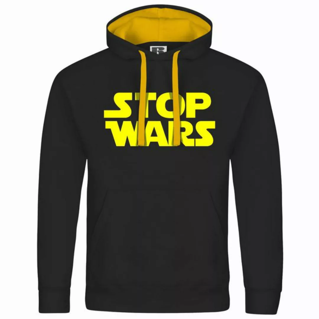 deinshirt Kapuzenpullover Herren Kapuzenpullover Stop Wars Mit Print Motiv, günstig online kaufen