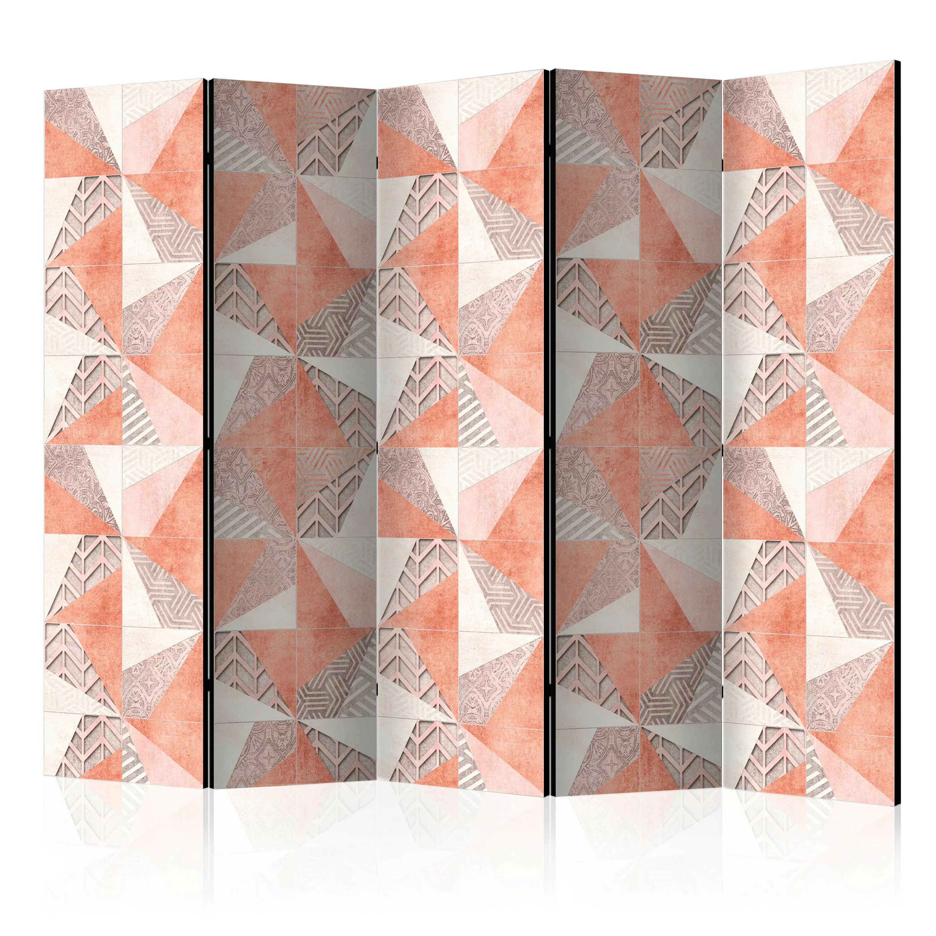 5-teiliges Paravent - Spring Geometry Ii [room Dividers] günstig online kaufen