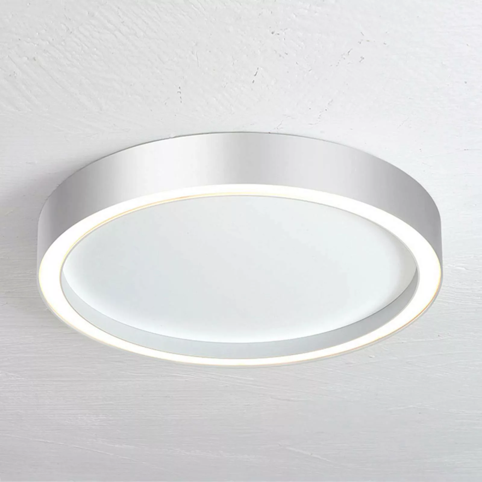 Bopp Aura LED-Deckenleuchte Ø 30cm weiß/aluminium günstig online kaufen