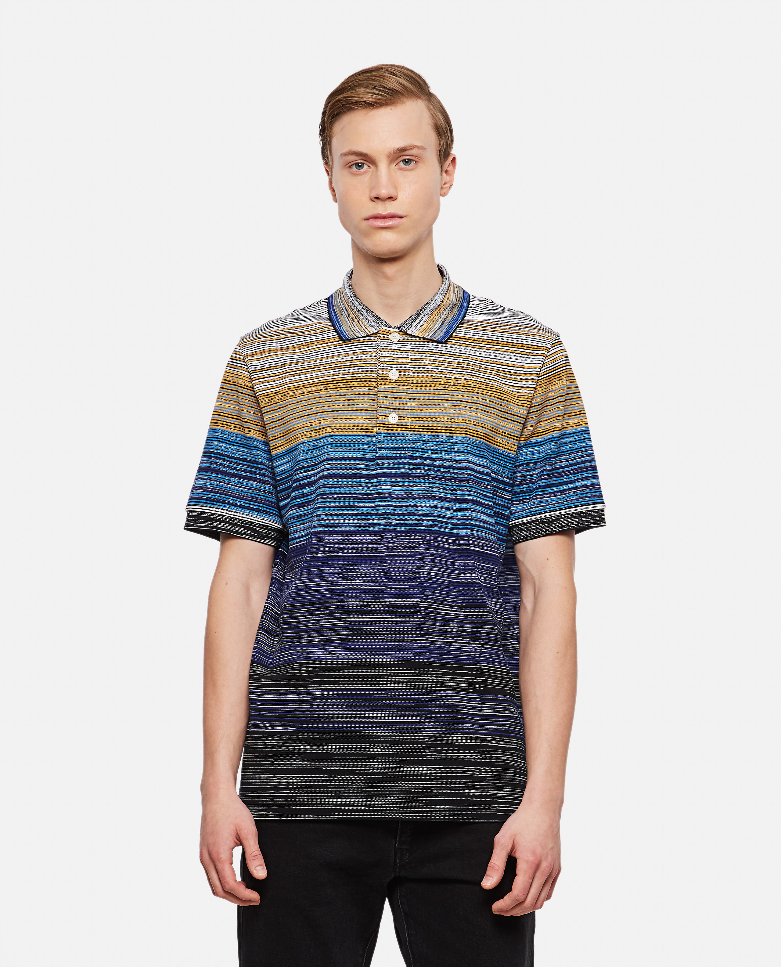 COTTON STRIPED POLO SHIRT günstig online kaufen