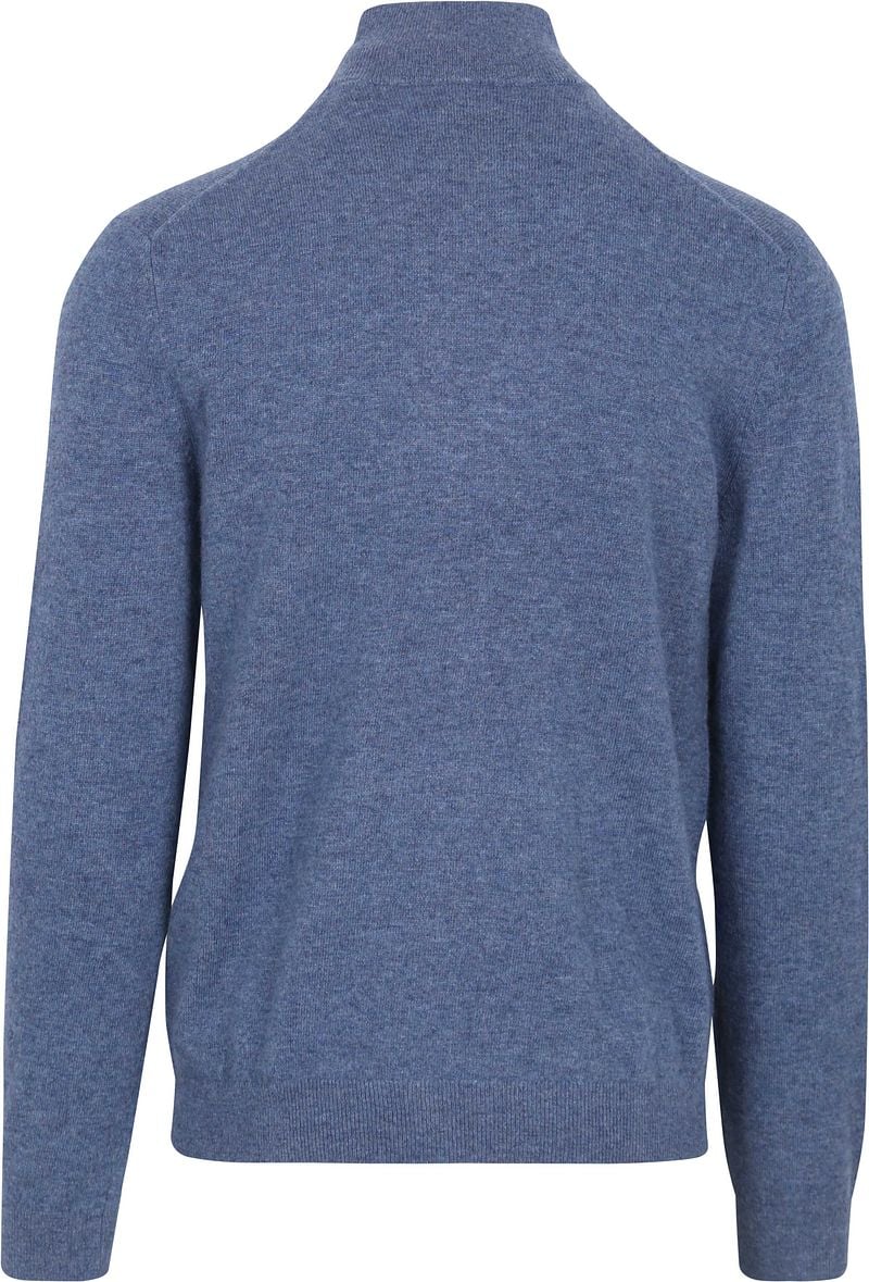 Gant Strickjacke Wool Blend Melange Blau - Größe L günstig online kaufen