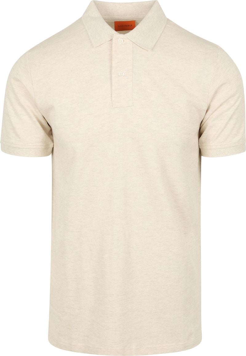 Suitable Mang Poloshirt Ecru  - Größe XXL günstig online kaufen