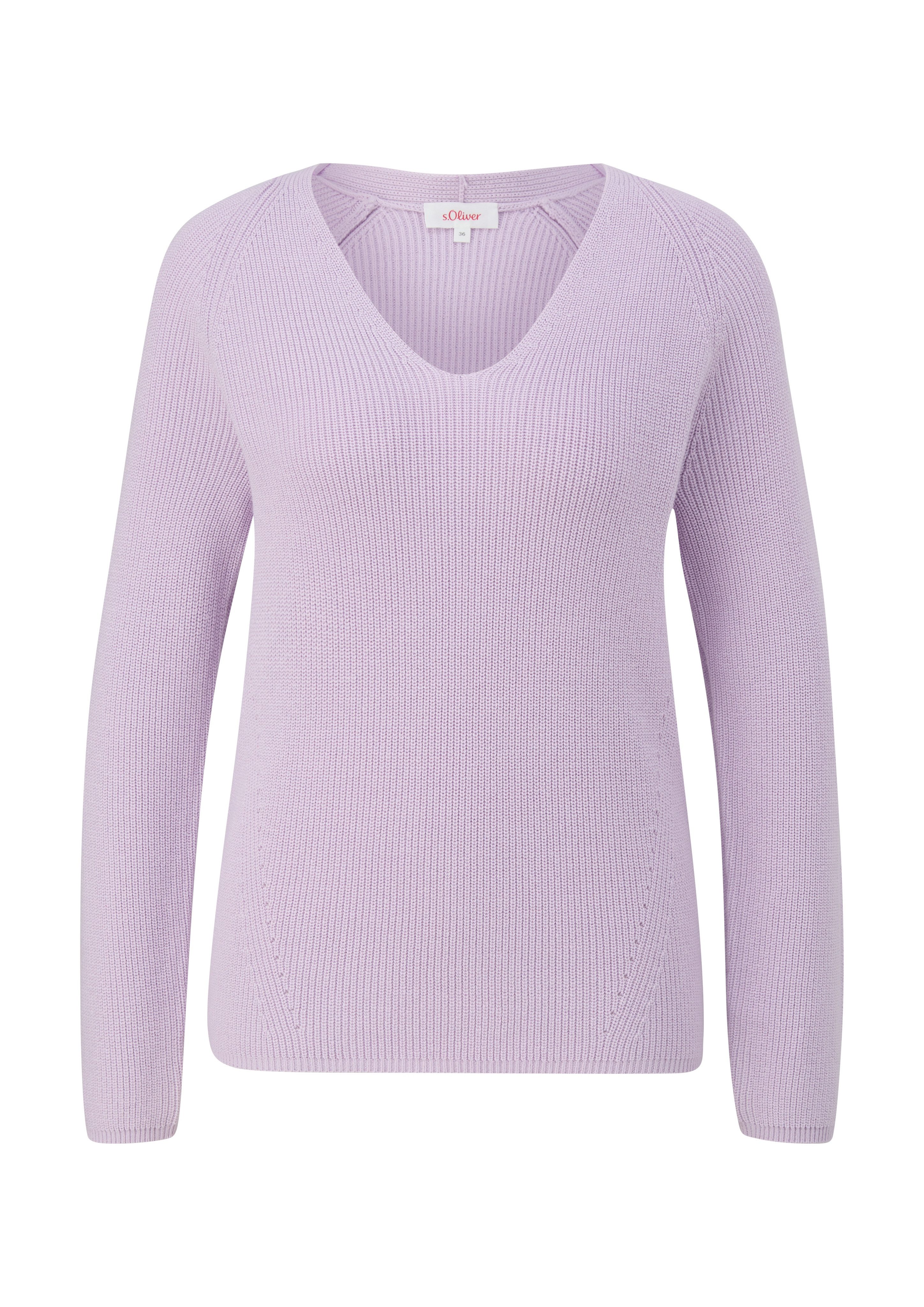 s.Oliver Strickpullover mit Raglan Ärmeln günstig online kaufen