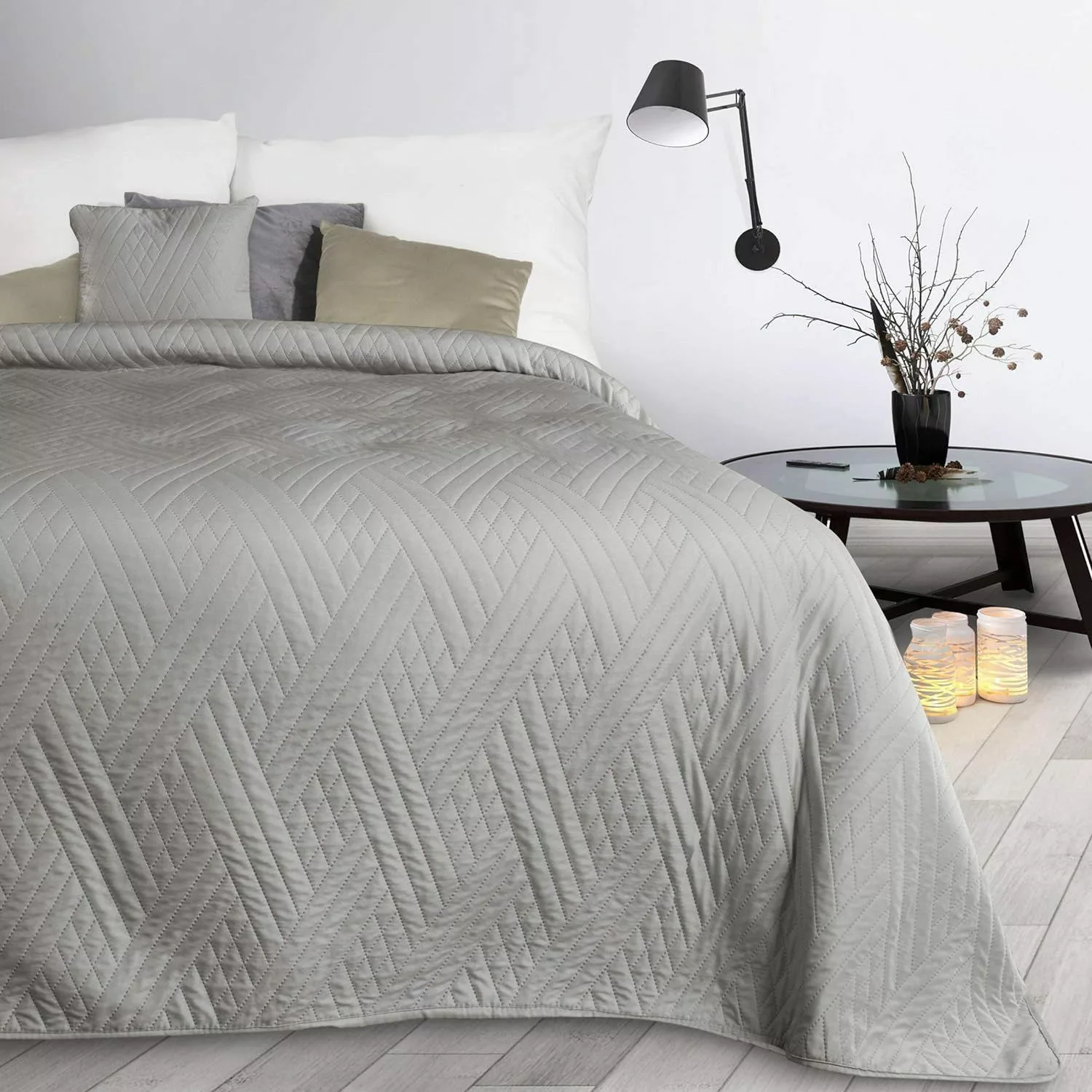 Design91 Bettüberwurf Zweiseitige Decke, dekorative Decke günstig online kaufen