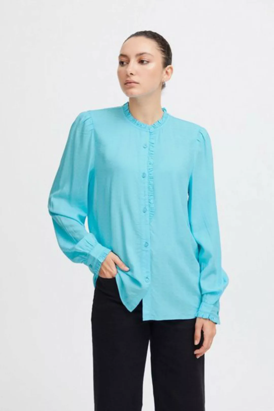 Ichi Longsleeve IHGEMANO SH modische Bluse mit Rüschen günstig online kaufen
