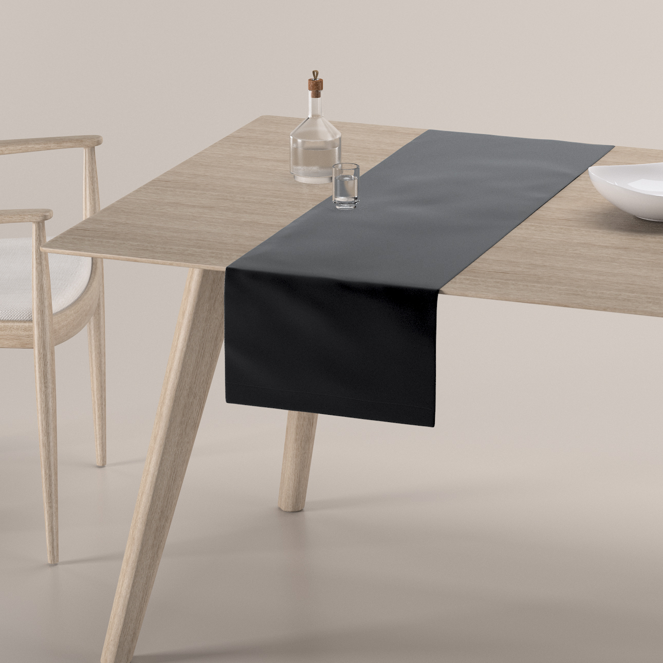 Tischläufer, schwarz, 40 x 130 cm, Velvet (704-17) günstig online kaufen