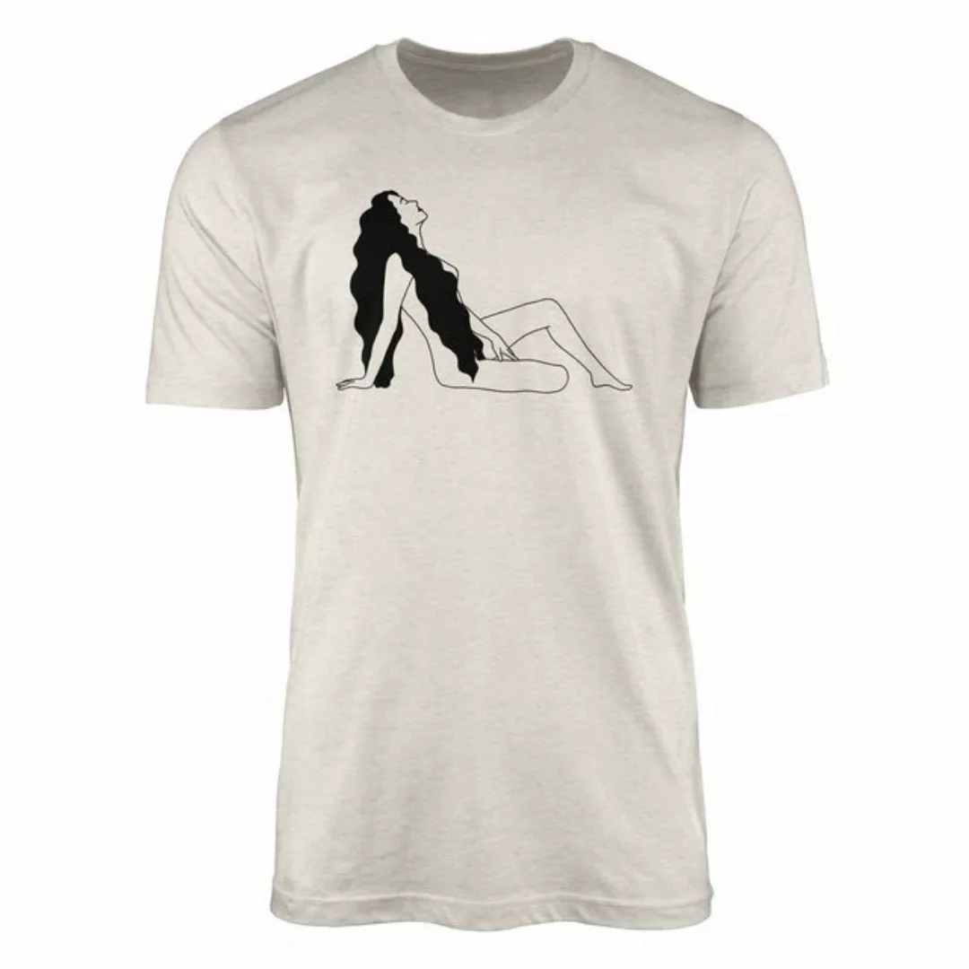 Sinus Art T-Shirt Herren Shirt 100% gekämmte Bio-Baumwolle T-Shirt schöne F günstig online kaufen