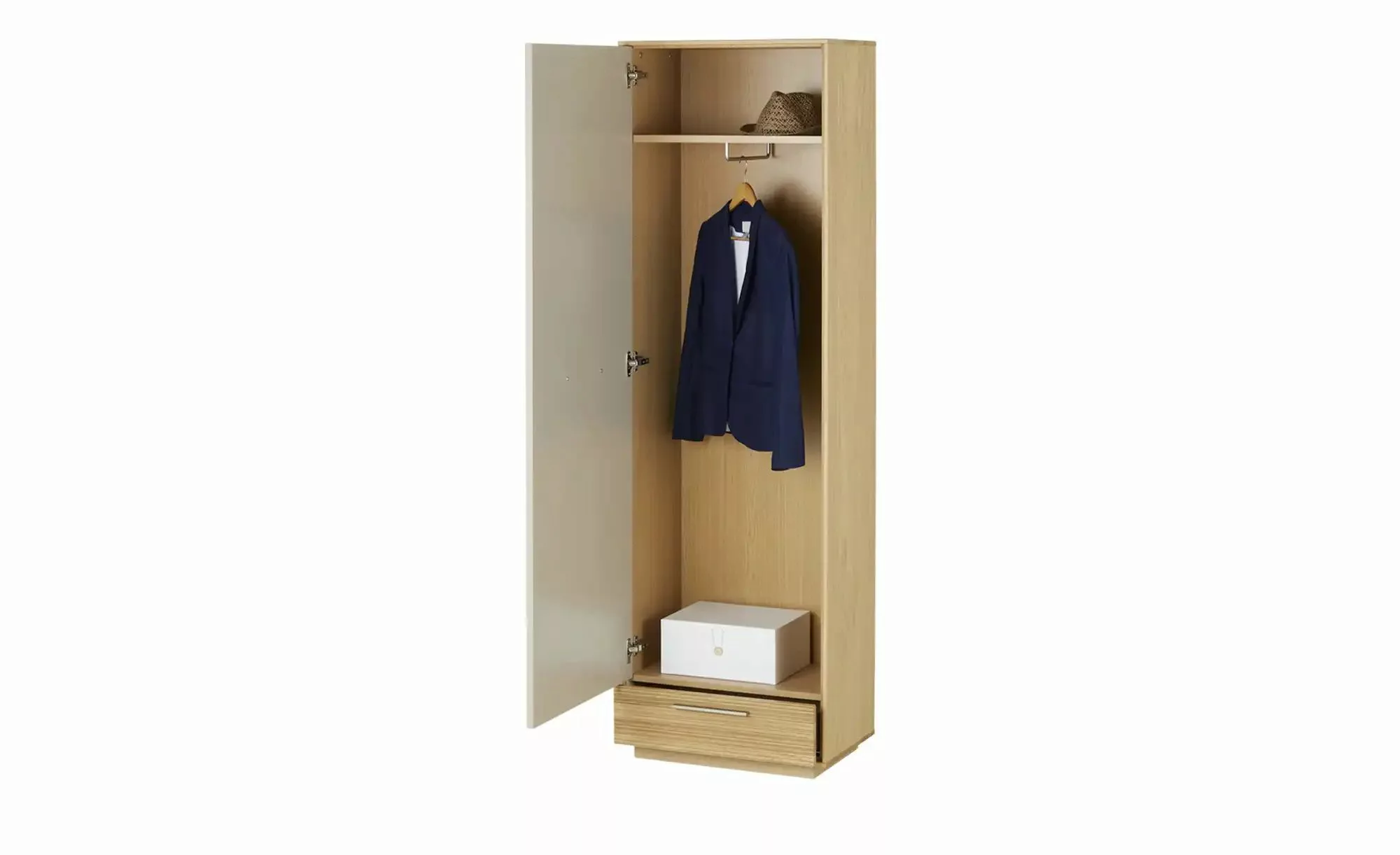 Dielenschrank  Longo ¦ beige ¦ Maße (cm): B: 60 H: 193 T: 37.0 Schränke > D günstig online kaufen