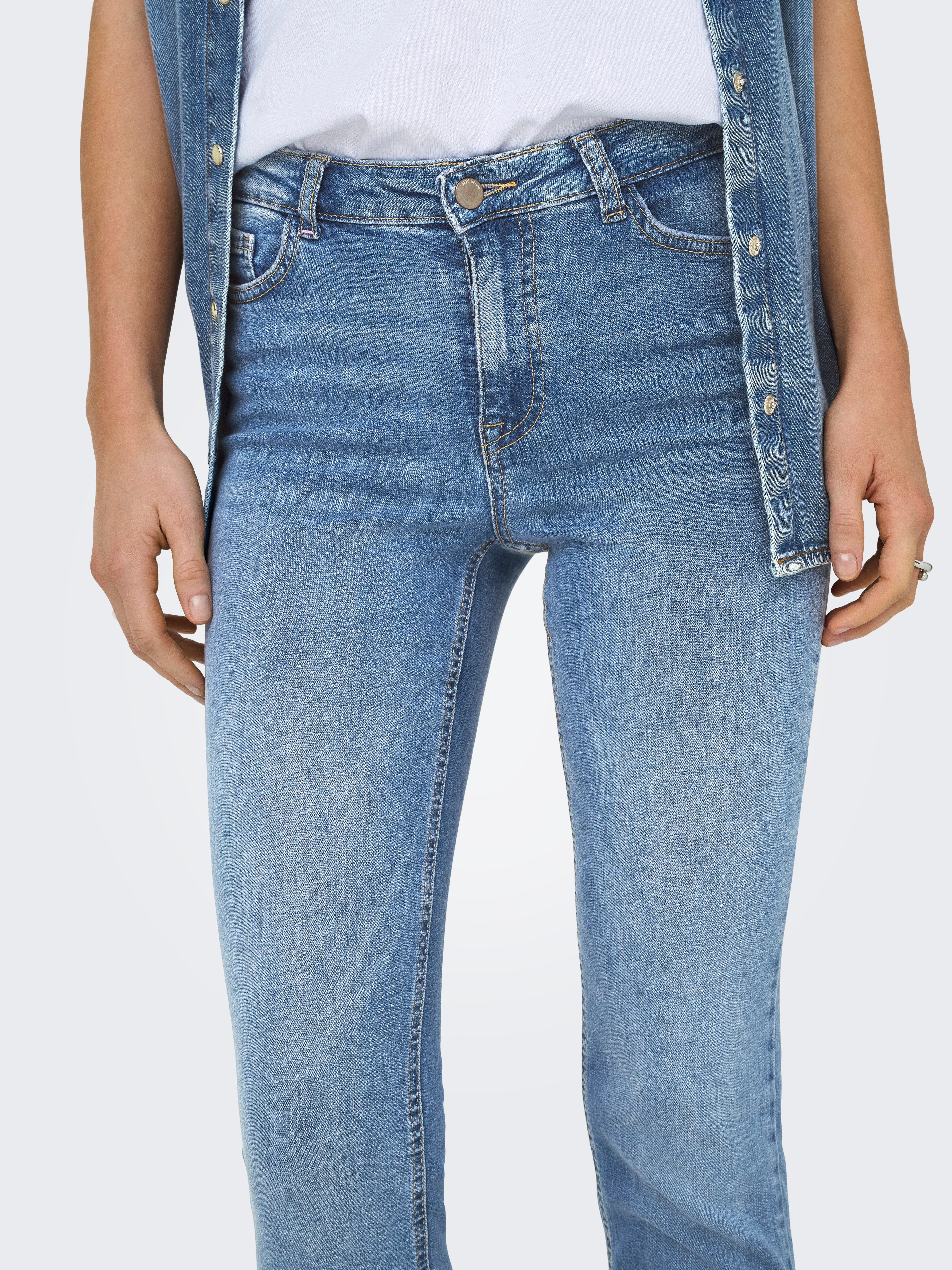 JDY Skinny-fit-Jeans JDYFINA MW SKINNY ANK günstig online kaufen