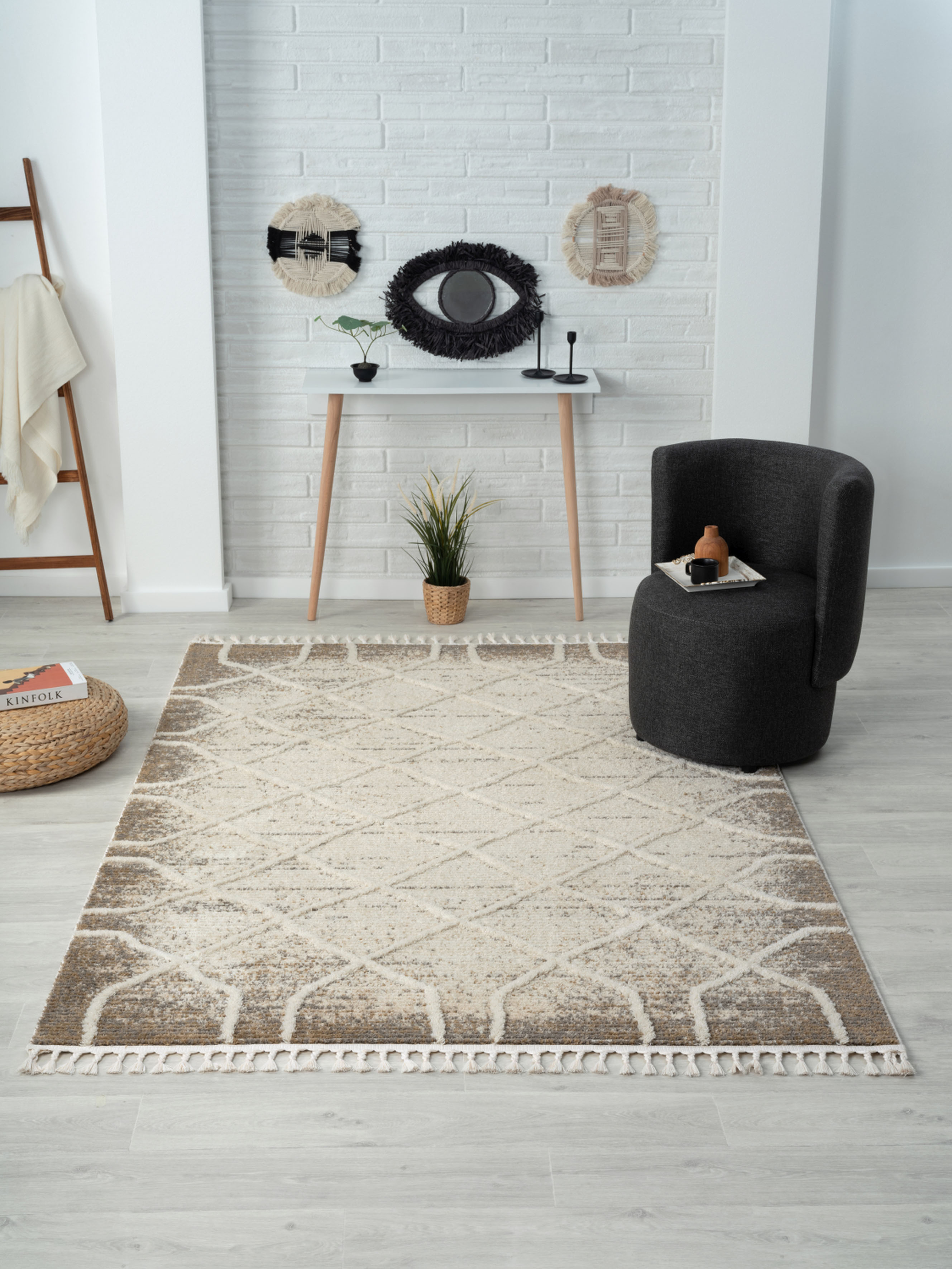 Myflair Möbel & Accessoires Teppich »Enya 1«, rechteckig, Shaggy im Skandi günstig online kaufen