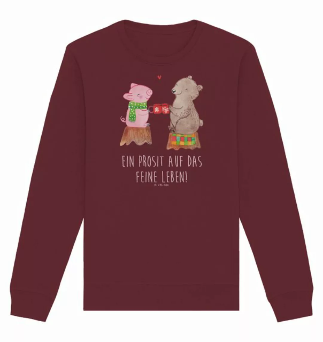 Mr. & Mrs. Panda Longpullover Größe XL Glühschwein Sause - Burgundy - Gesch günstig online kaufen