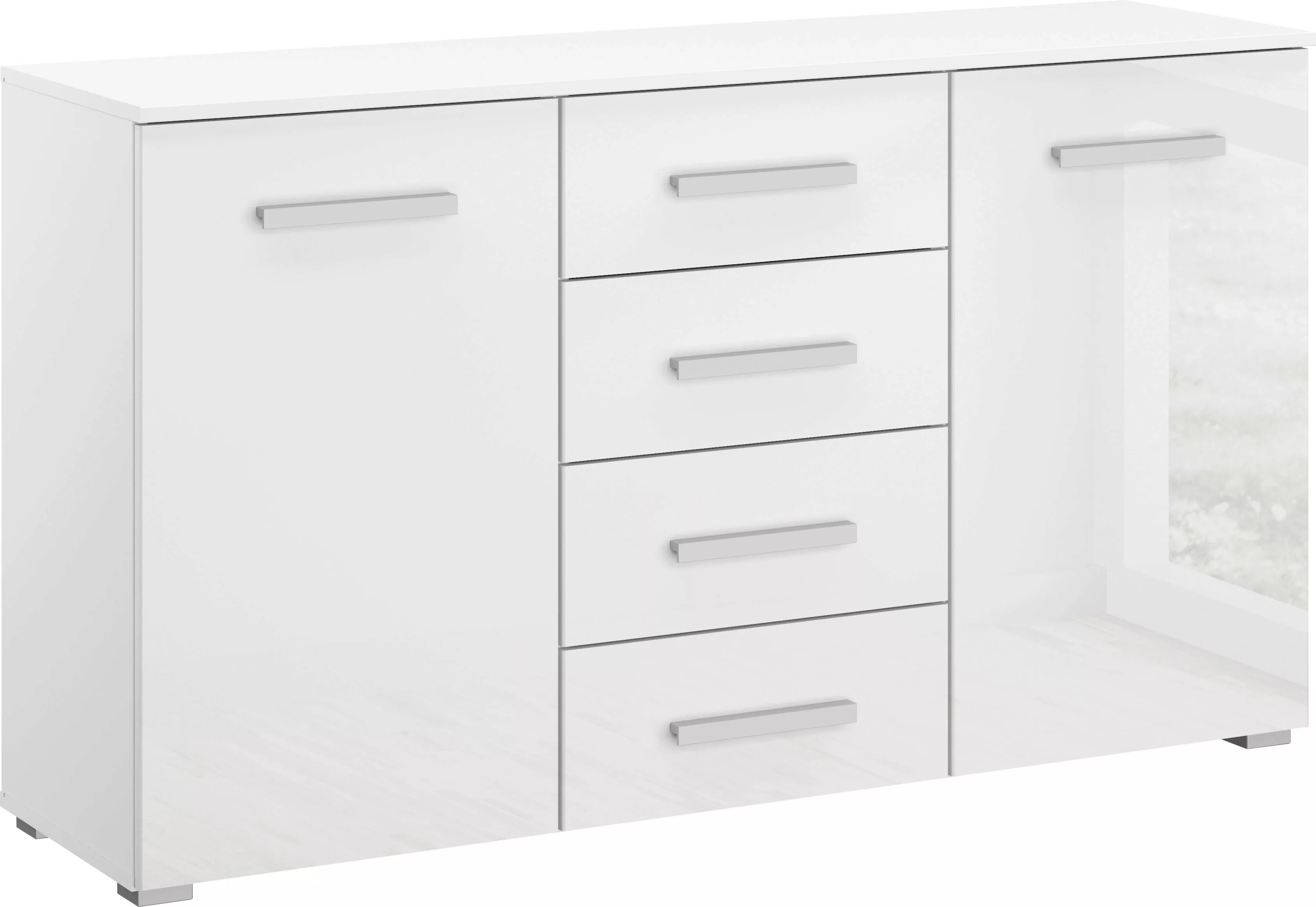 rauch Schubkastenkommode "Sideboard Kommode Kombikommode KOLUNA mit Hochgla günstig online kaufen