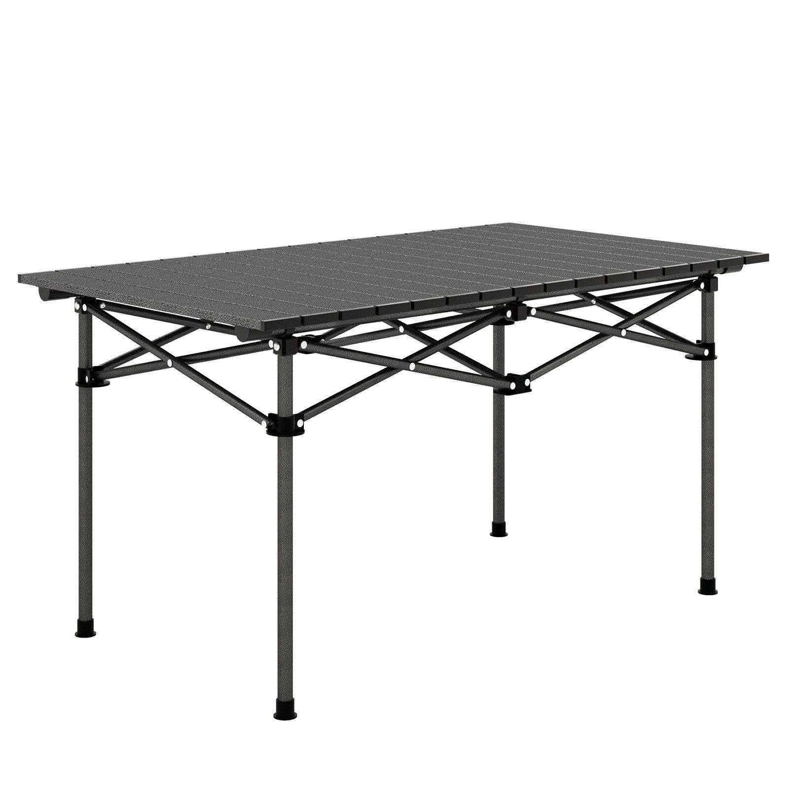 COSTWAY Campingtisch Klapptisch, mit Aluminium-Tischplatte günstig online kaufen