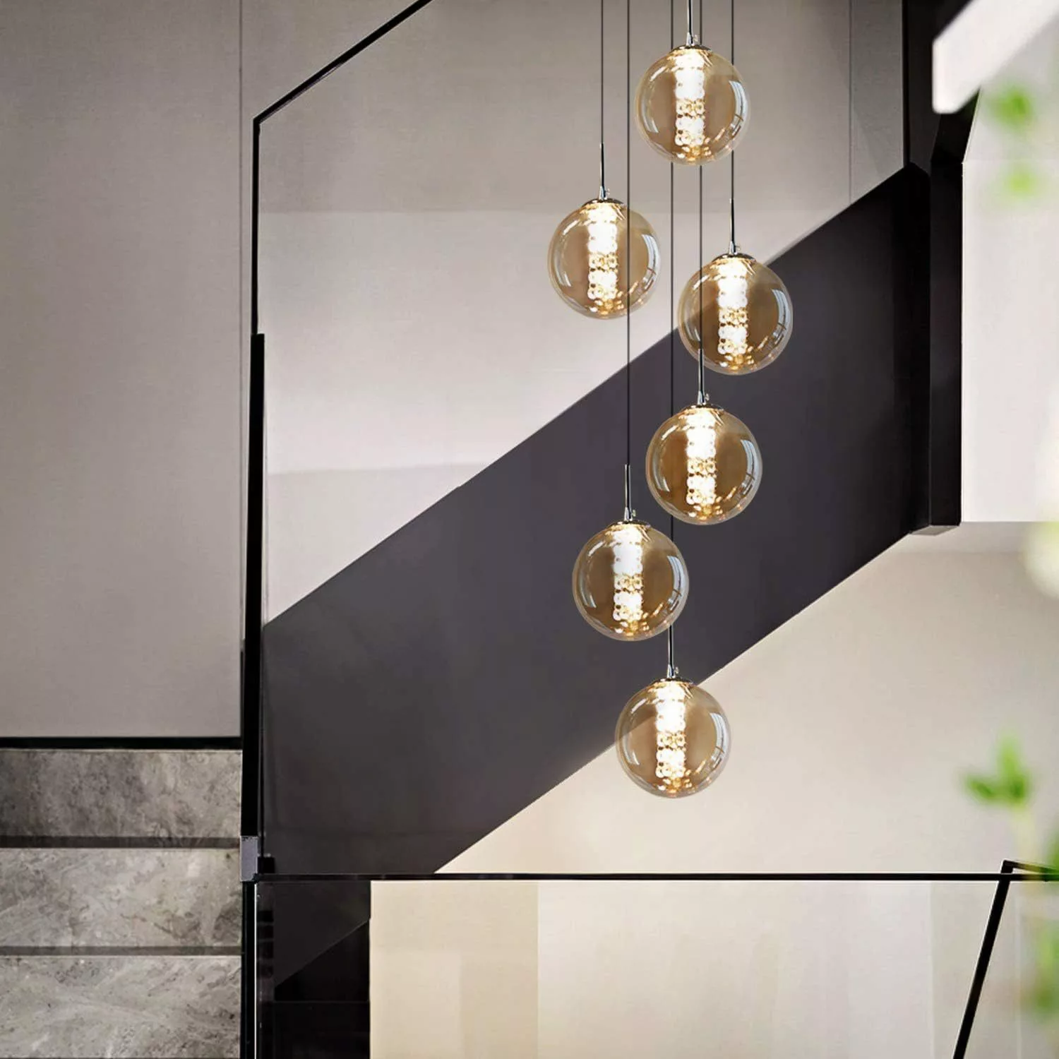 ZMH Pendelleuchte Esstisch 150CM Höhenverstellbar Pendellampe günstig online kaufen